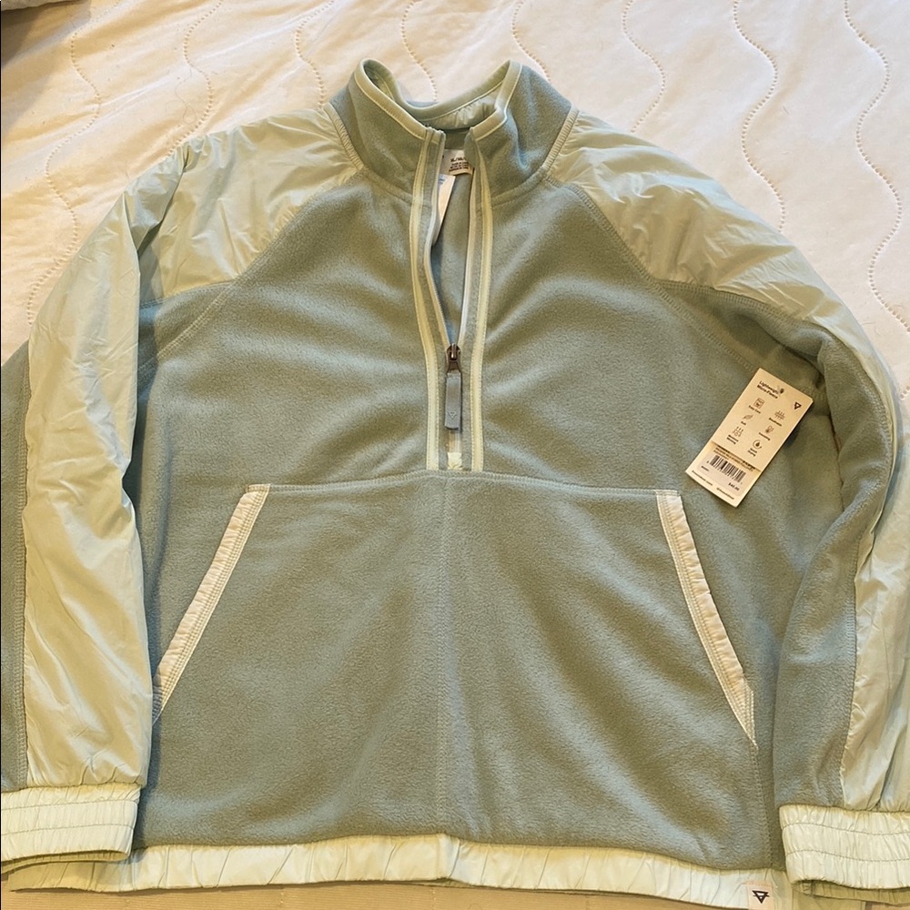 Women’s Light Green Hybrid Fleece